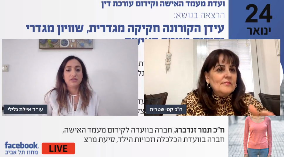 עידן הקורונה – חקיקה מגדרית, שוויון מגדרי וקידום מעמד האישה