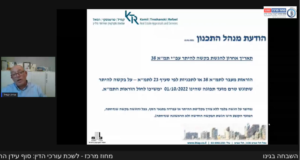 פרויקט כלים מעשיים בניהול הליכים משפטיים התחדשות עירונית לקראת סוף עידן התמא1